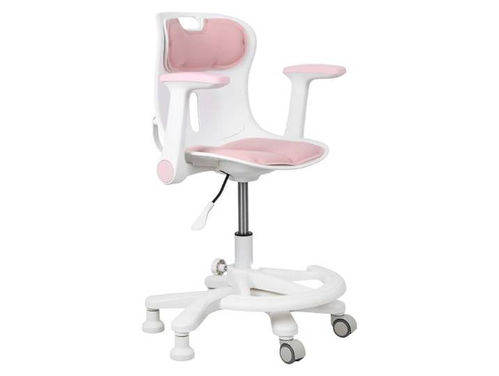 FLASIDU Chaise de bureau enfant Chaise d'étude enfant Fauteuil de bureau enfant Réglable en hauteur ergonomique Rose