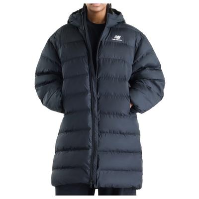 New Balance - Women's Boston Long Puffer Jacket - Mantel Gr S blau
