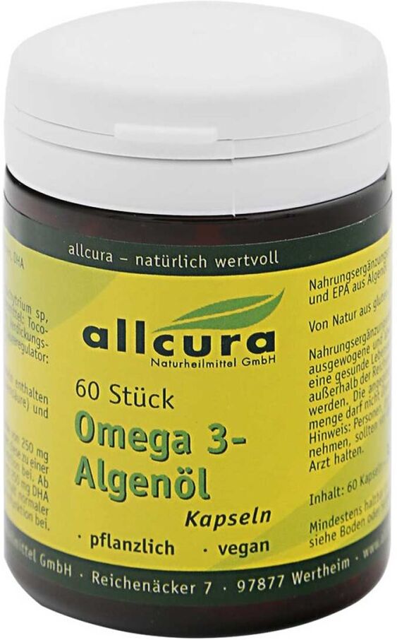 Omega-3 Algenöl Kapseln 60stk