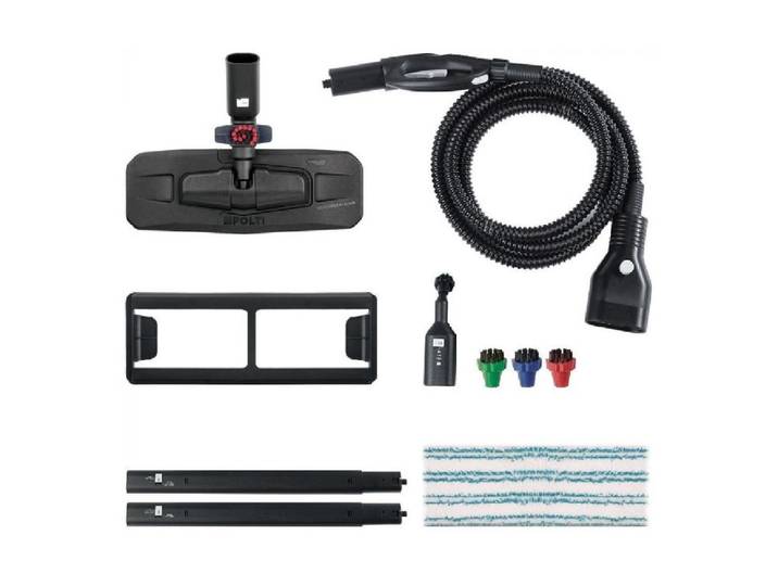 POLTI Dampfreiniger PAEU0393 , schwarz (bunt), Mehrzwecksauger, Dampfreiniger