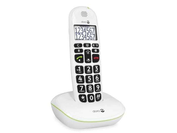 Doro PhoneEasy 110 DECT Draadloze Telefoon, Wit