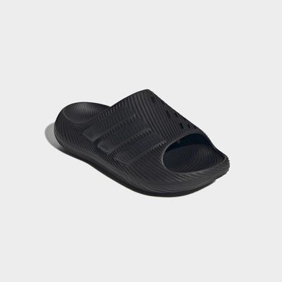 Badesandale ADIDAS SPORTSWEAR "PURECHILL SLIDES", Herren, Gr. 43, schwarz (core schwarz, carbon, carbon), Synthetik, Schuhe, Badelatschen