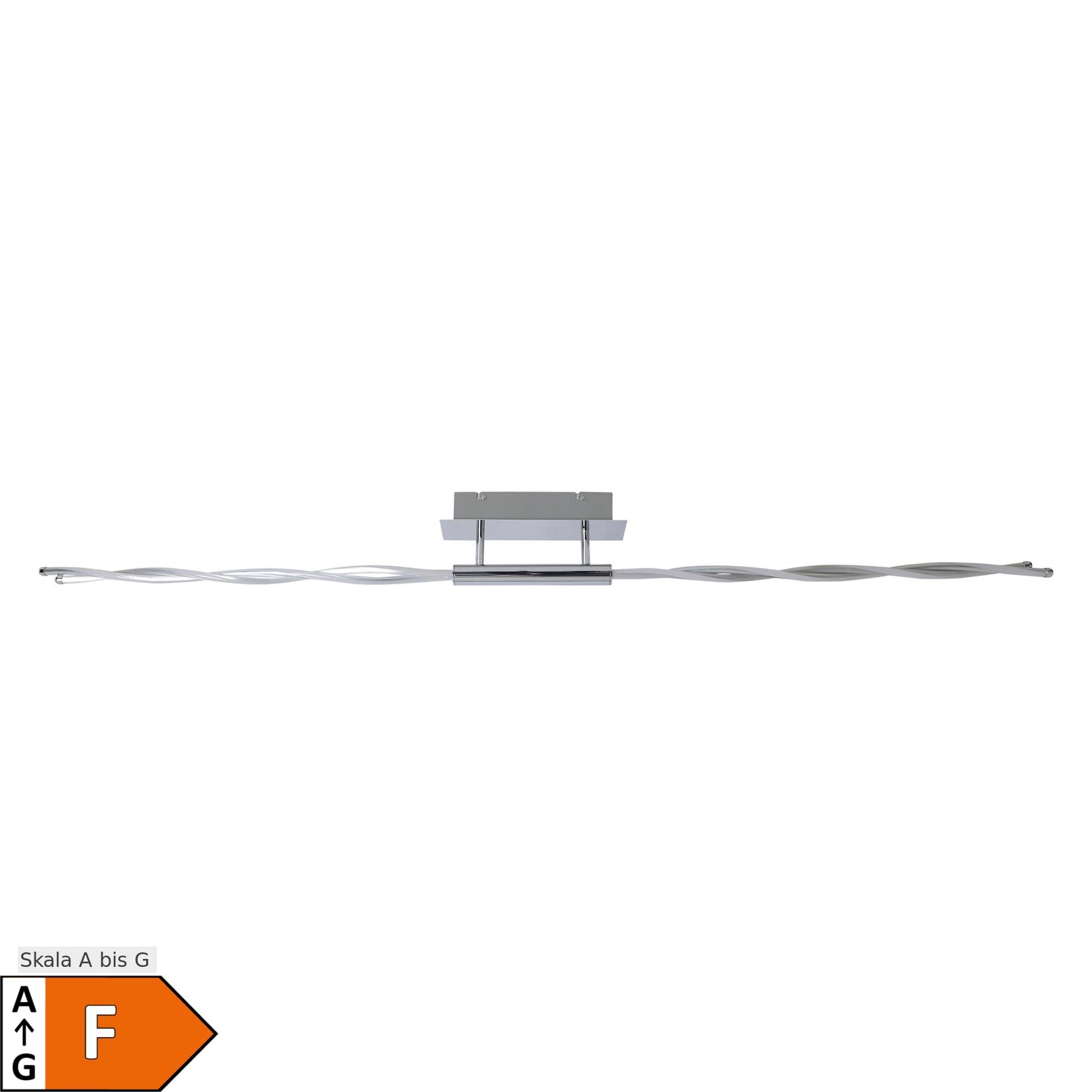 Näve LED Deckenleuchte "TWIST" L: 149cm chrom