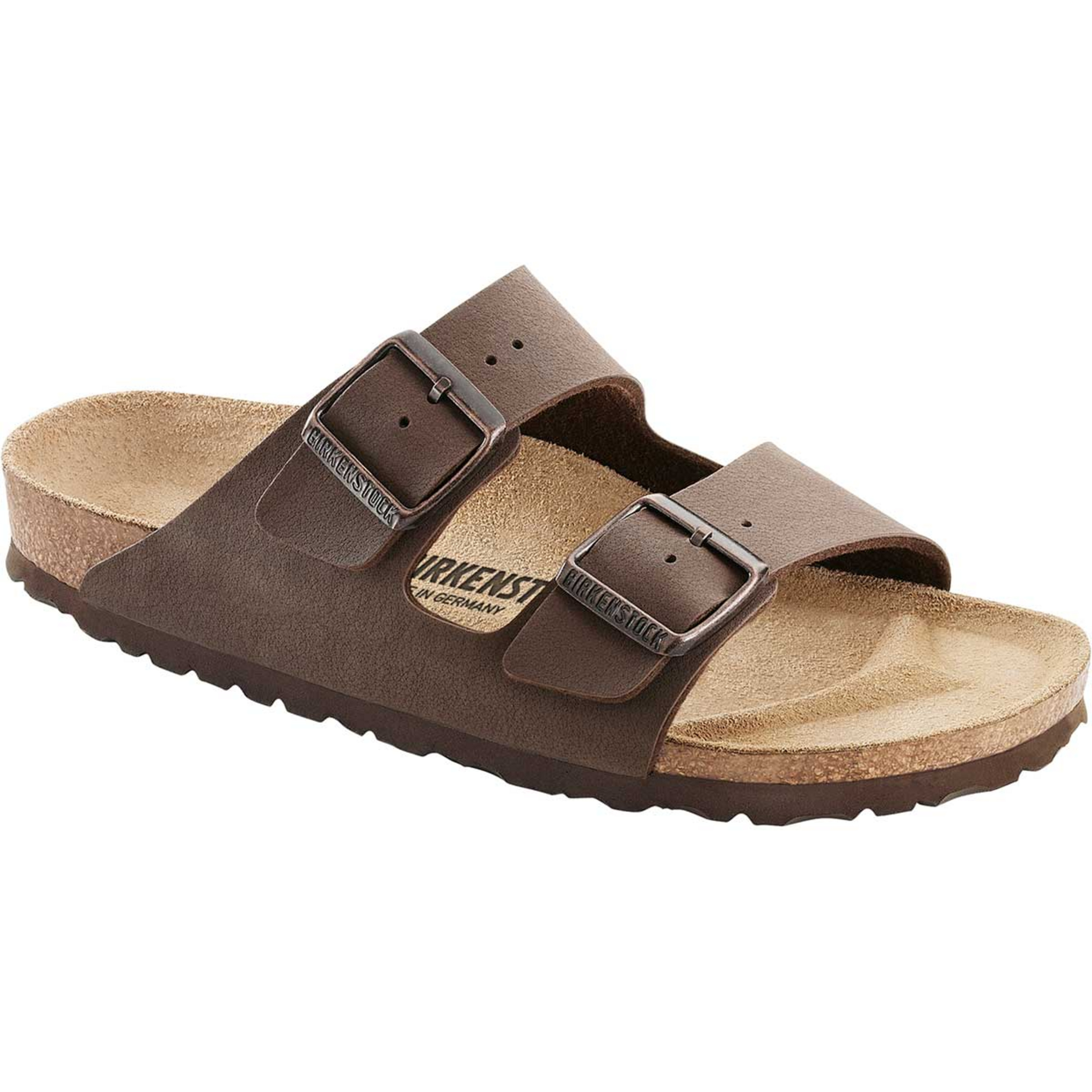 Birkenstock Arizona Birkibuc Narrow Sandale Damen Sandalen braun Größe 37 Lifestyle