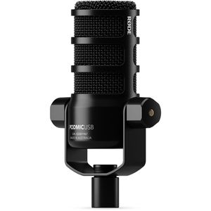 RODE PodMic USB, schwarz, dynamisches Podcast-Mikrofon, Nierencharakteristik
