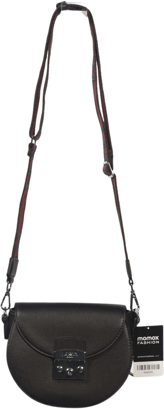 L.credi Damen Handtasche gross, Schwarz, Kunstleder - Second Hand