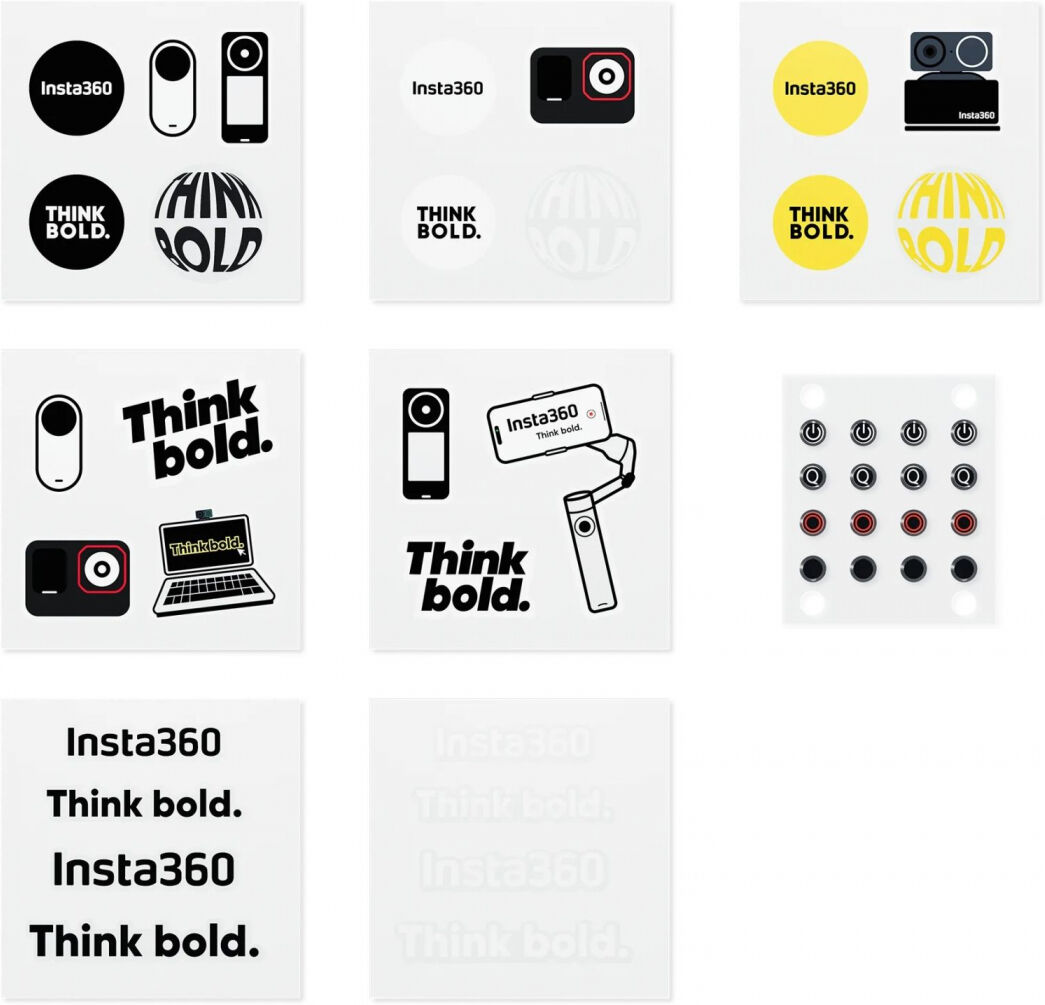INSTA360 Button Sticker Set  Dealpreis