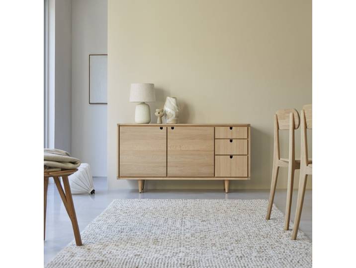 Buffet aus massivem Eichenholz 145 cm Jonak - Natur - Oak