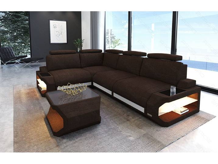 Stoff Ecksofa Siena L-Form