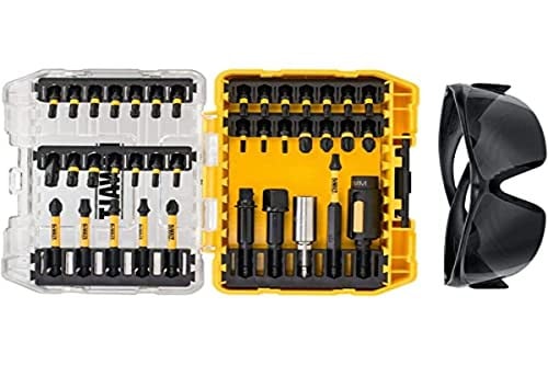 DeWalt FlexTorq Schroefbitset met Veiligheidsbril, 38 stuks