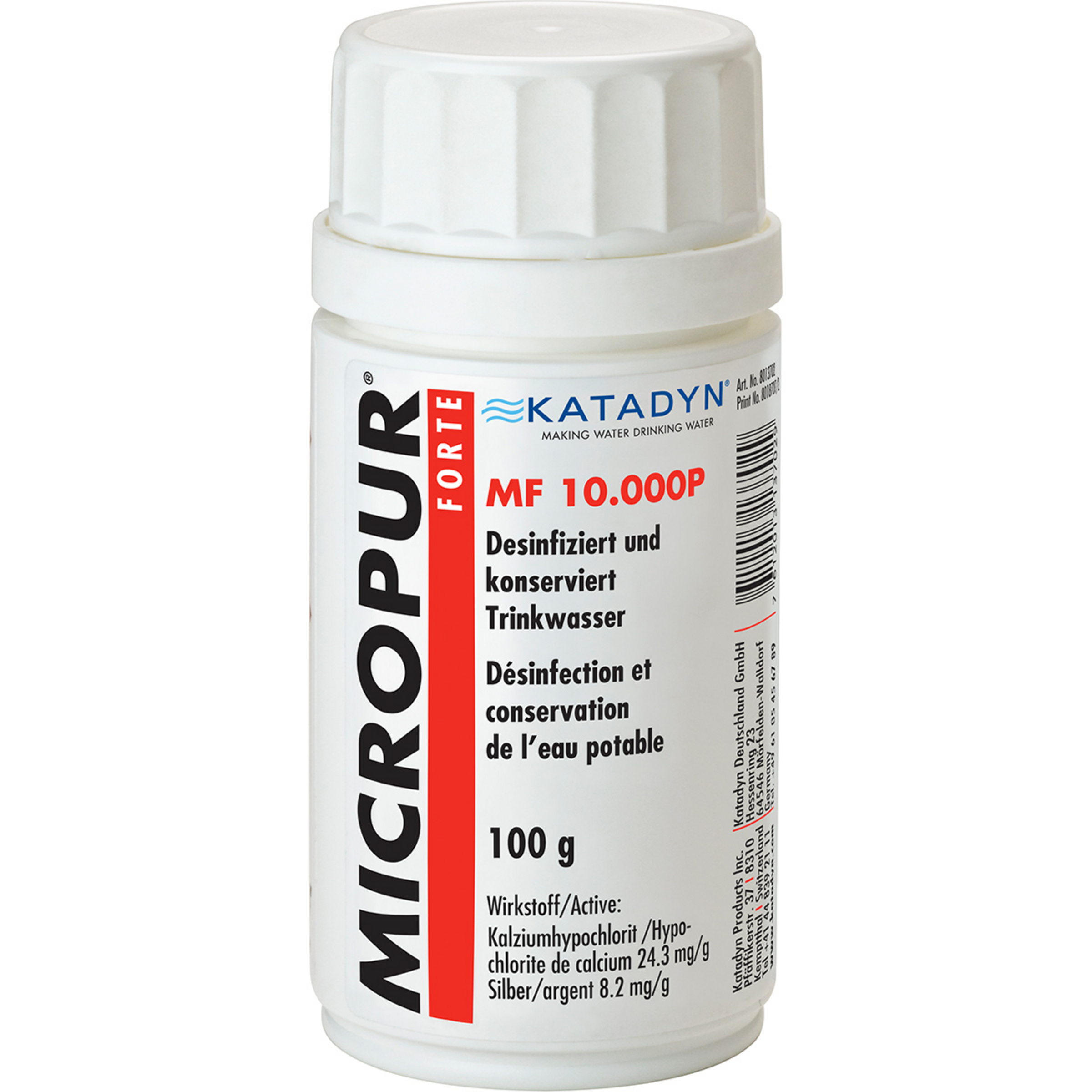 Katadyn Micropur Forte MF 10.000P Wasseraufbereitung Trekking