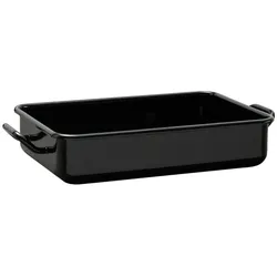 Riess Mini Back- und Servierform 23x15x5cm Schwarz Emaille