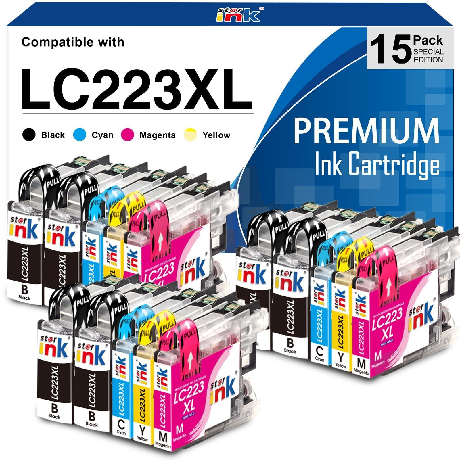 Multipack inktcartridges compatibel met Brother LC223 (4 stuks)