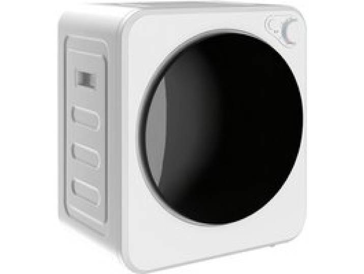 Mini sèche-linge à évacuation – 4 kg – 5 programmes 800 W tambour inox réversible blanc