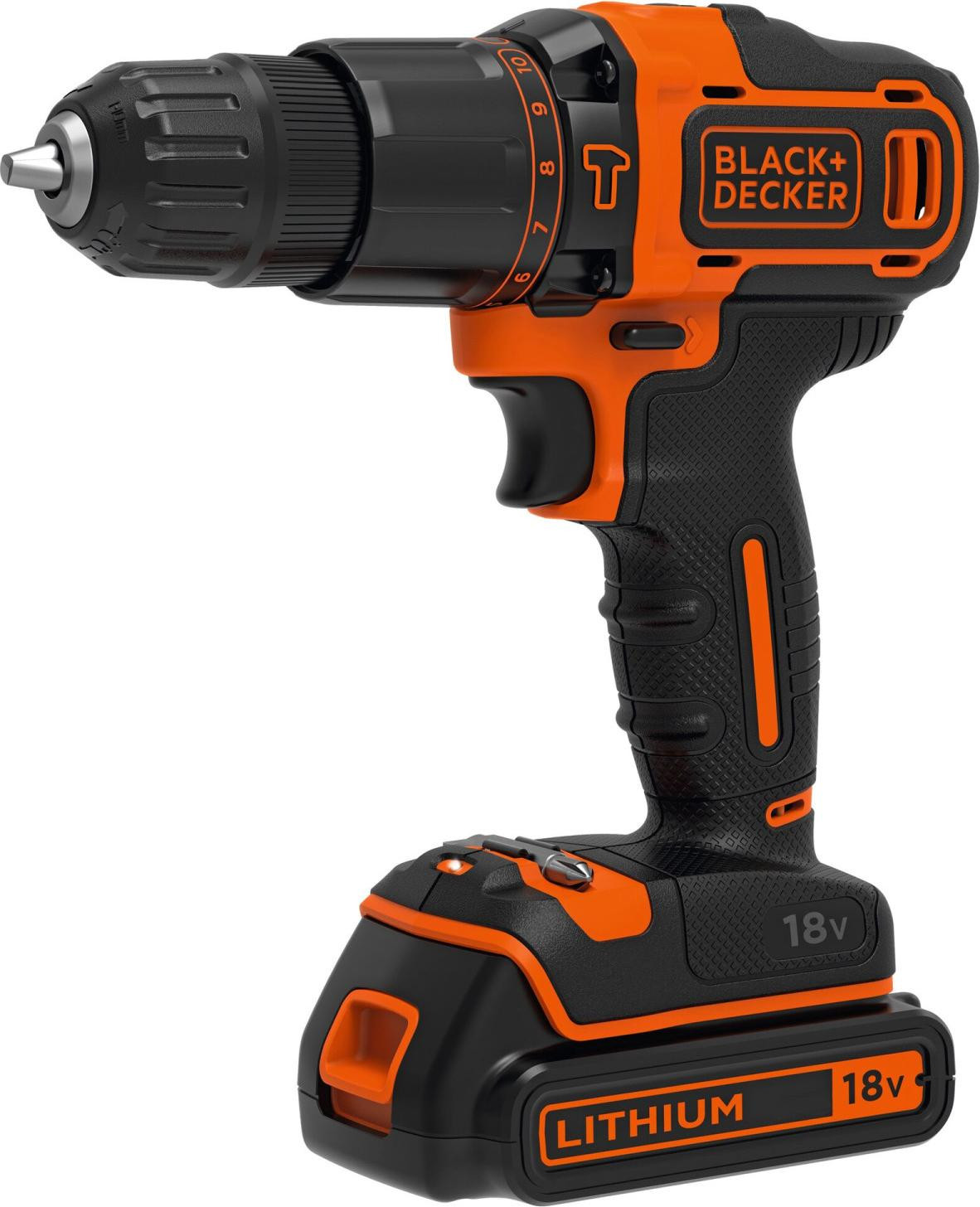Black & Decker BDCHD18K-QW Akku-slagboorschroefmachine zwart