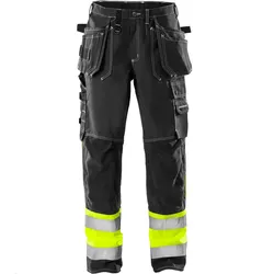 Warnschutz Handwerkerhose "247 FAS" Klassiker - D88 - schwarz/gelb
