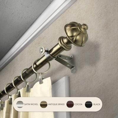 InStyleDesign Noah Adjustable Curtain Rod