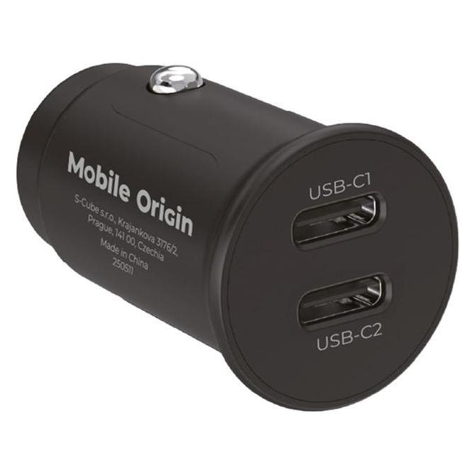 Mobile Origin 30W Super Car Charger CA20 - 2x USB-C (MO-30WSCCH-CA20)