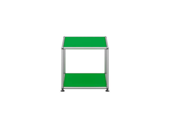 USM Haller Sofatisch M21 grün offen T 418 cm 52.3x39x41.8