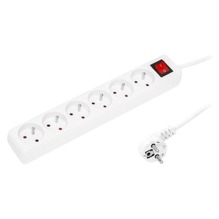 Blow Netzwerk-Verlängerungskabel 6G 1,5M weiss 98-740# (1.50 m, CEE 7/4) (54980401)