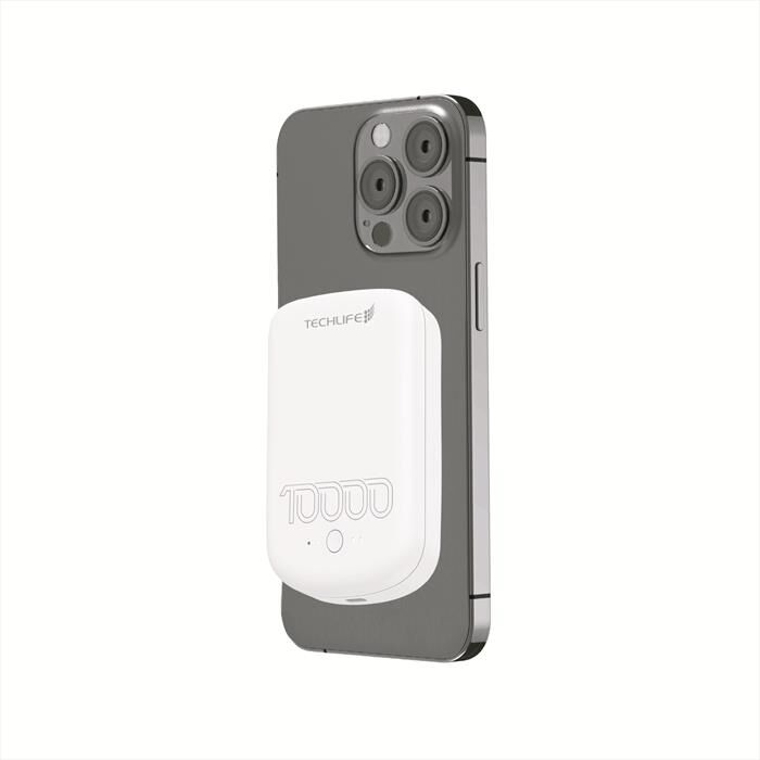 TECHLIFE Powerbank Magasafe 10000 Mah Tlmt0049-white