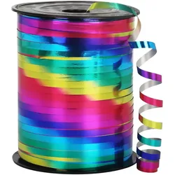 Holografisches Dekoband Bunter Regenbogen 450m 5mm