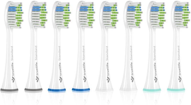 Truelife SonicBrush UV Heads White Standard toothbrush replacement heads TrueLife SonicBrush UV, GL UV 8 pc