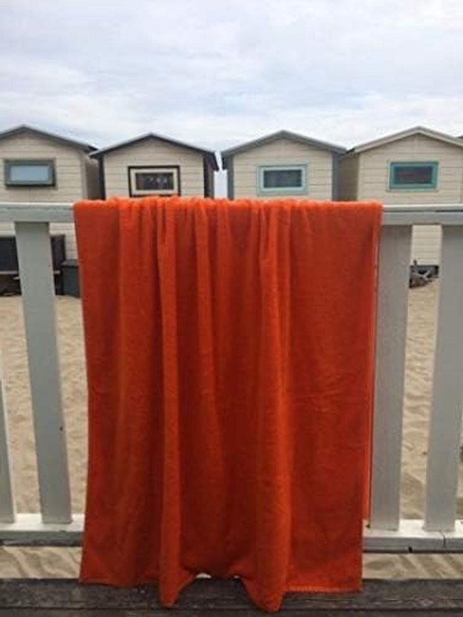 Badstof Strandlaken XXL Handdoek in Uni Kleuren - 100 x 200 cm