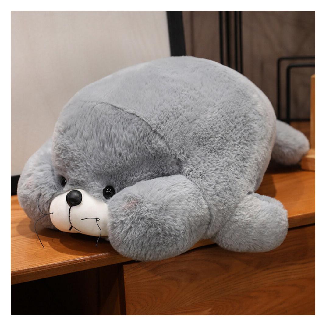 Lean Toys Lean Plüsch Maskottchen Huggable Big Seal Grau 29Cm (29 cm) (67992306)