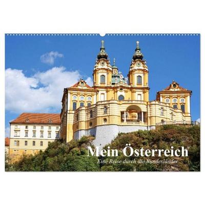 Mein Österreich. Eine Reise durch die Bundesländer (Wandkalender 2026 DIN A2 quer), CALVENDO Monatskalender