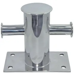 Poller mit Konterplatte, A2, 200x110mm