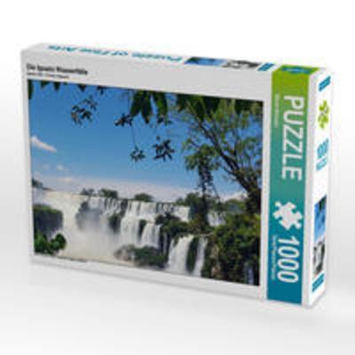 CALVENDO Puzzle Die Iguazú Wasserfälle | 1000 Teile Lege-Größe 64x48cm Foto-Puzzle für glückliche Stunden