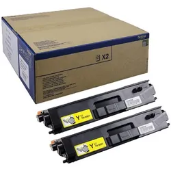 Brother Original TN900Y Toner Doppelpack gelb 2x 6.000 Seiten (TN-900YTWIN)