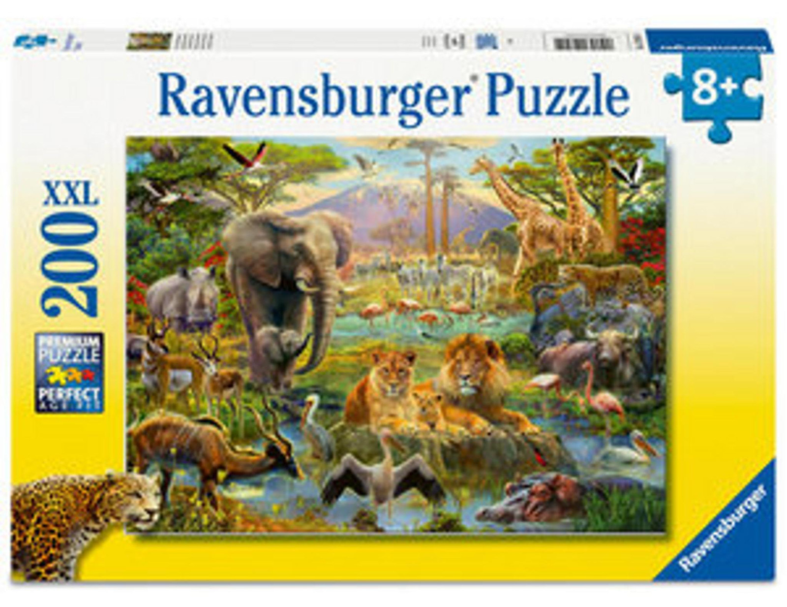 Ravensburger Dieren van de Savanne XXL Puzzel, 200 stukjes, voor 8 jaar en ouder