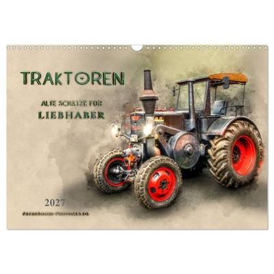 Traktoren - alte Schätze für Liebhaber (Wandkalender 2027 DIN A3 quer), CALVENDO Monatskalender