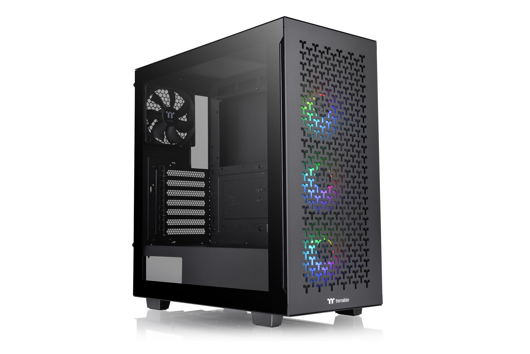Thermaltake V350 Gaming PC Gehäuse Midi-Tower Schwarz Seitenfenster