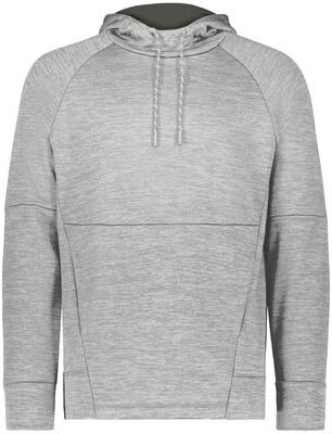Holloway 223580 All-Pro Performance Fleece Hoodie in Grey Heather/Iron size 3XL   Polyester