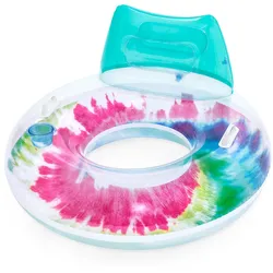Bestway Schwimmring Ø 104 x 57 cm Tie Dye Deluxe | mit Kopfstütze