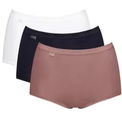 Sloggi 3P Basic Plus Maxi Colored Multi-colour-2 Baumwolle 40 Damen