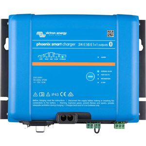 Victron Autobatterie-Ladegerät Phoenix Smart IP43, 24 V, 3 A & 16 A, 2 Ladeausgänge, mit Bluetooth