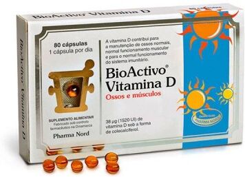 Bioactivo Vitamina D 80 Cápsulas