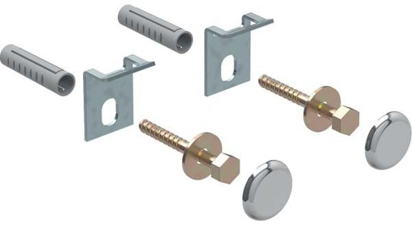 Geberit Urinal Kerafix 551070 chromé, avec cache