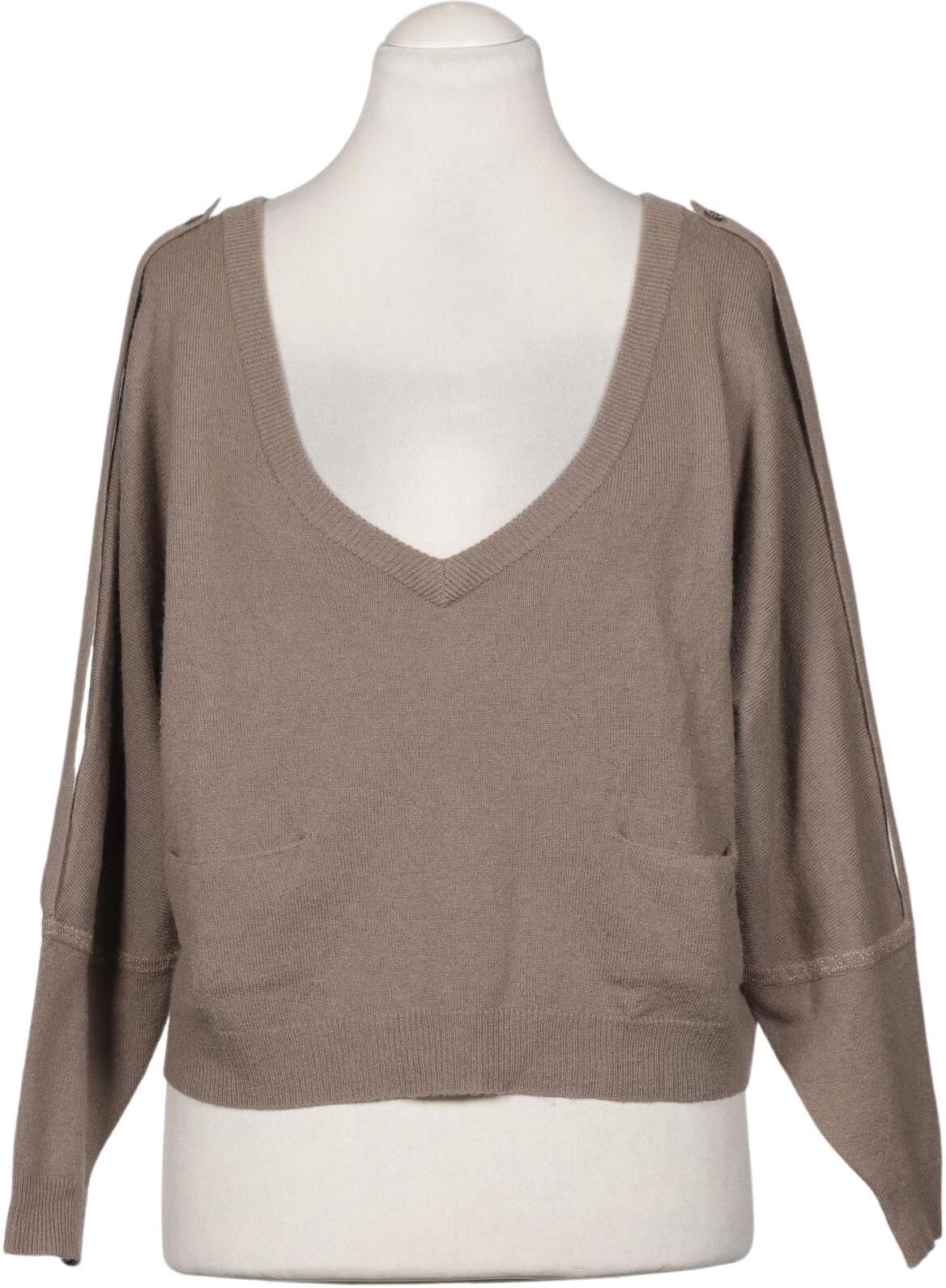 Fairly Damen Pullover, Beige, Gr. L, Wolle / Kaschmir - Second Hand