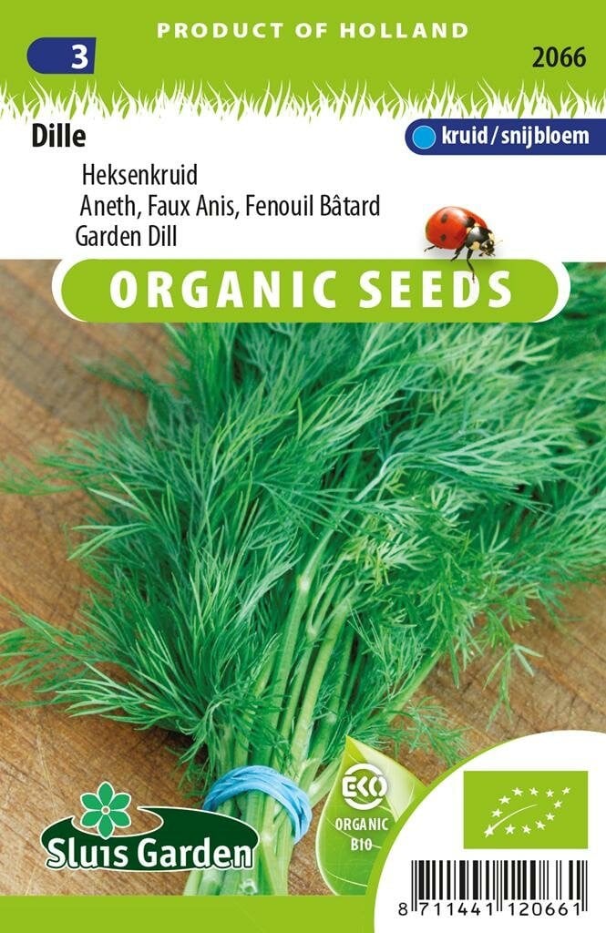 Sluis Garden Dille zaden gewone Heksenkruid BIO