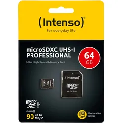 Intenso MicroSDHC Card 64 GB - UHS-I Class10