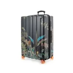 Q-Damm - Großer Koffer Trolley Leopard, 77 cm, 133 Liter