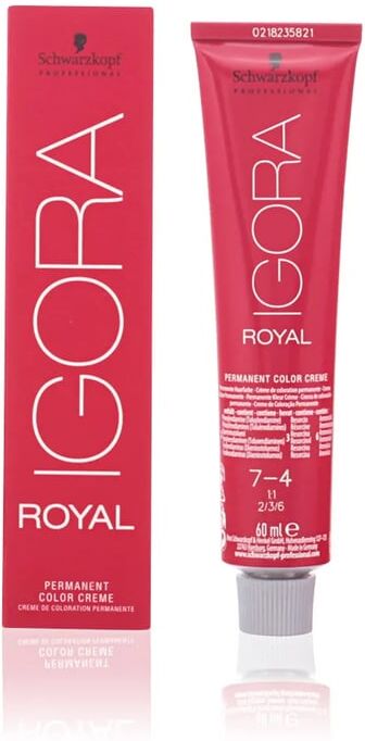 Schwarzkopf IGORA ROYAL 7-4 LOIRO MÉDIO BEGE 60ml