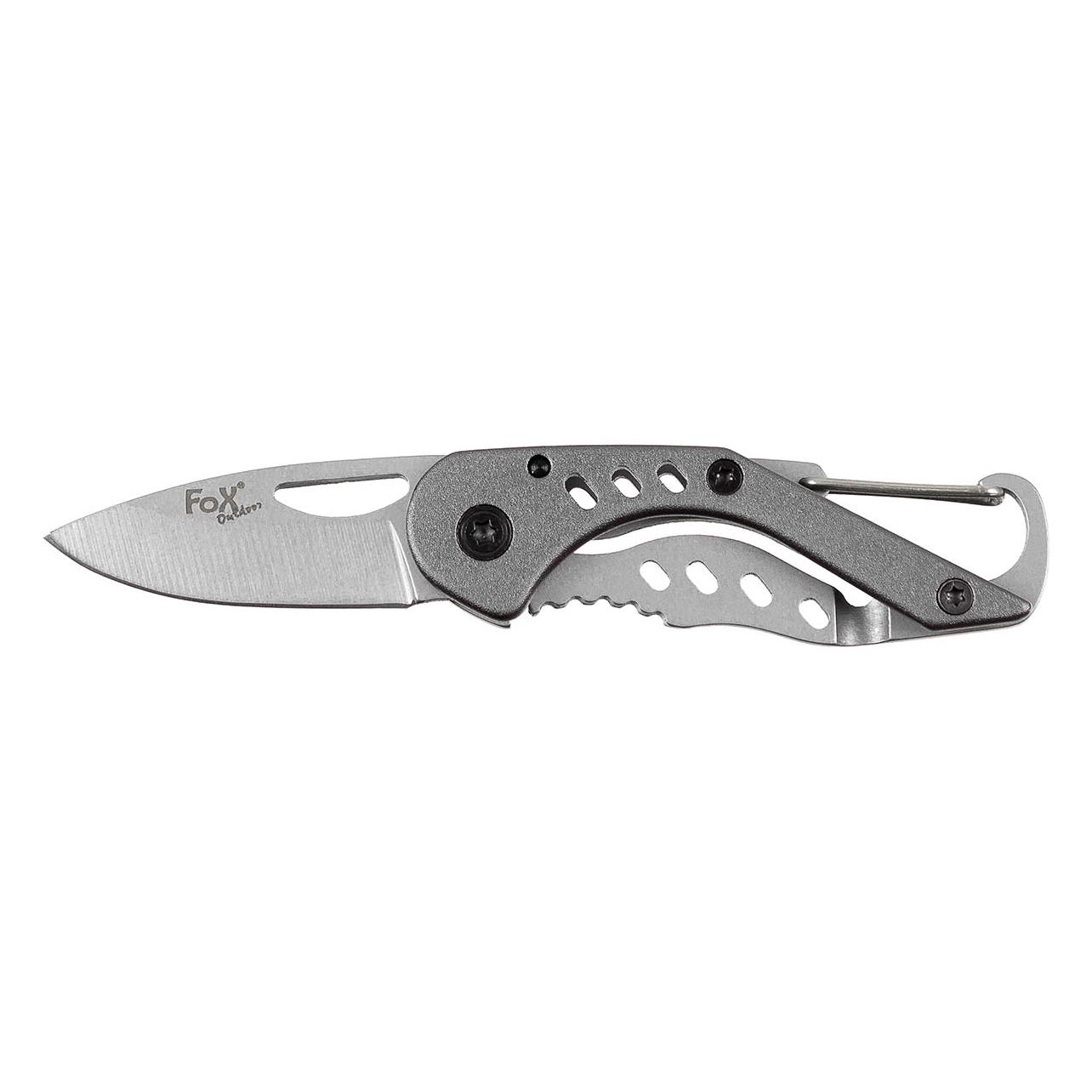 Mfh FoxOutdoor Klappmesser, "Piccolo", Einhand, mit Karabiner (34326978)