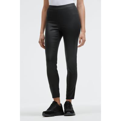 Skinny-fit-Jeans SOCCX, Damen, Gr. 27, Normalgrößen, schwarz, Denim/Jeans, Material: 51% Modal, 44% Polyester, 3, 5% Viskose, 1, 5% Elasthan, Beschichtung: 100% Polyurethan, unifarben, skinny fit, Jeans, mit Elastikbund