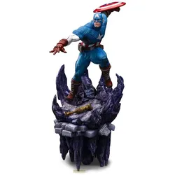 Iron Studios Marvel Deluxe BDS Art Scale Statue 1/10 Captain America 34 cm